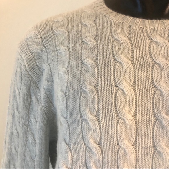 Polo Ralph Lauren Cashmere Sweater XL Gray NWT New - Picture 5 of 8